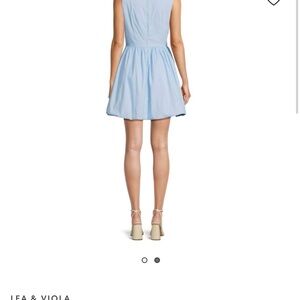 Lea & Viola Sky Blue Sleeveless Dress